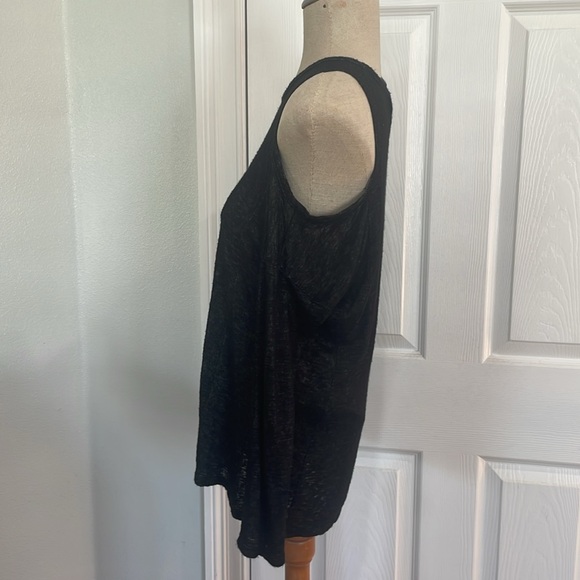 Velvet Graham & Spencer cold shoulder black sweater top Long sleeve womens XS - Picture 7 of 10